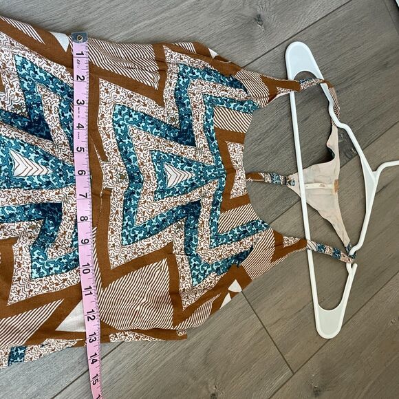 FREE PEOPLE Serves You Right Printed Maxi Dress in Mint Size 2 - Picture 3 of 8